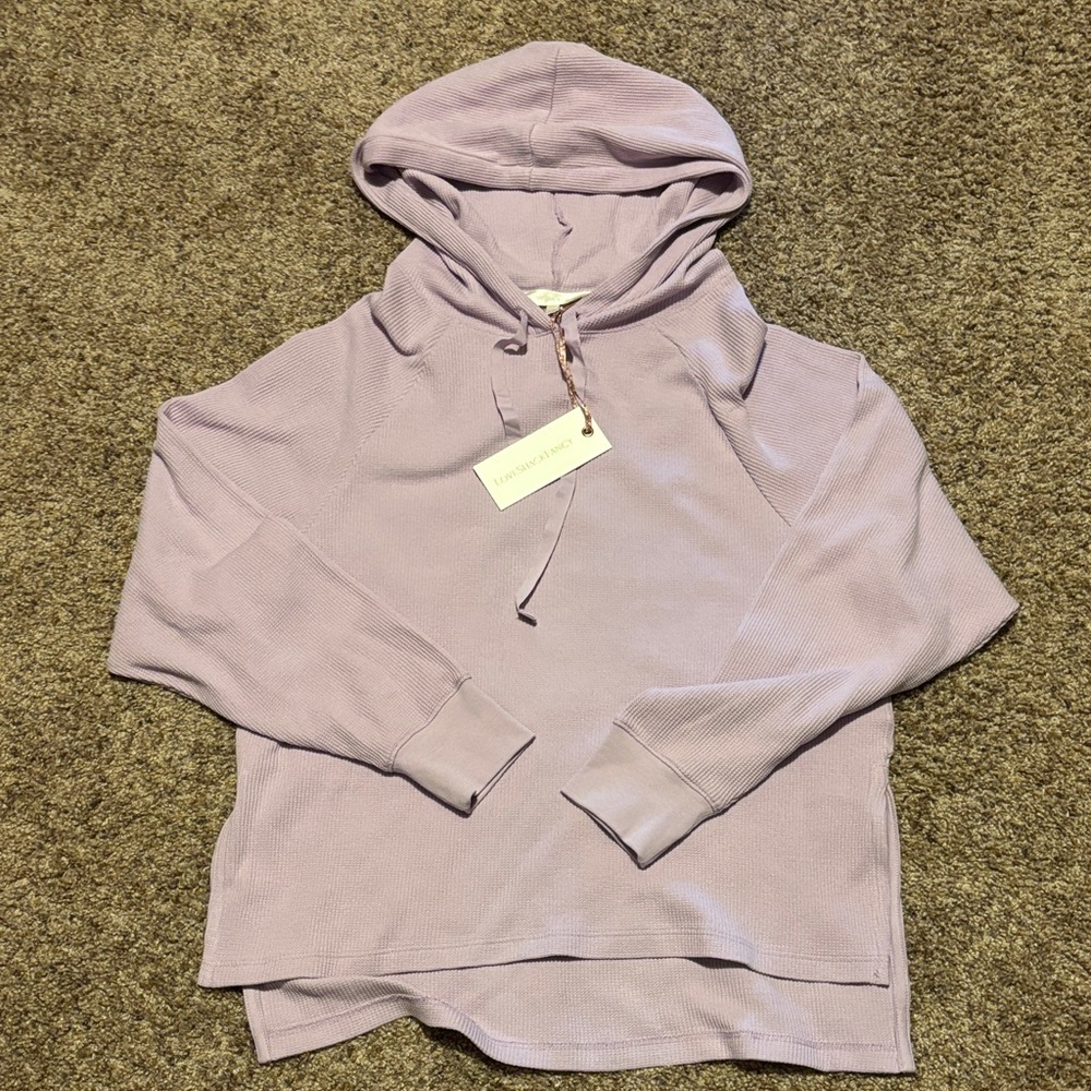 LoveShackFancy Lilac Hoodie
